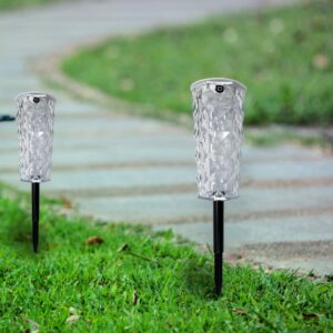 Lampe Solaire Rose Cristal 10 Couleurs